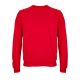 Uniszex környakas pulóver, SOL'S SO03814, Bright Red-XL