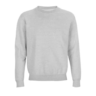   Uniszex környakas pulóver, SOL'S SO03814, Grey Melange-S
