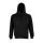 Uniszex  kapucnis pulóver, SOL'S SO03815, Black-S