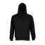 Uniszex  kapucnis pulóver, SOL'S SO03815, Black-XL
