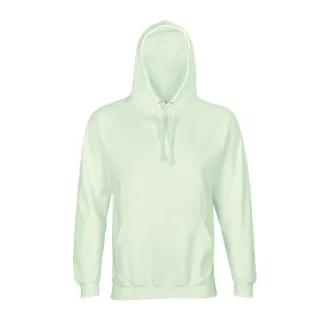   Uniszex  kapucnis pulóver, SOL'S SO03815, Creamy Green-S