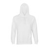 Uniszex  kapucnis pulóver, SOL'S SO03815, White-S