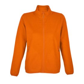   Női FACTOR mikropolár cipzáras pulóver, SOL'S SO03824, Orange-S