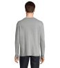 Uniszex PIONEER kereknyakú hosszú ujjú póló, SOL'S SO03982, Grey Melange-S