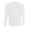 Uniszex PIONEER kereknyakú hosszú ujjú póló, SOL'S SO03982, White-L