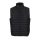 Férfi STREAM cipzáras oldalzsebes steppelt mellény, SOL'S SO04020, Black-M