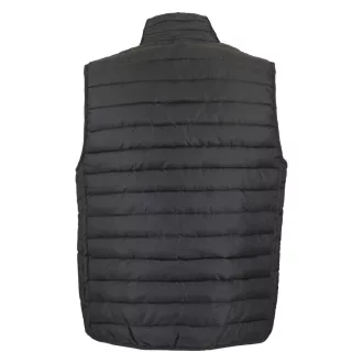   Férfi STREAM cipzáras oldalzsebes steppelt mellény, SOL'S SO04020, Charcoal Grey-S