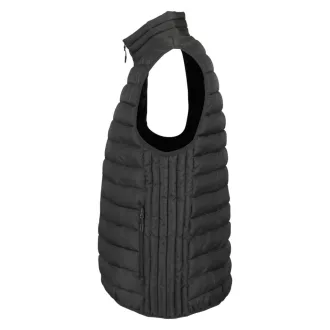   Férfi STREAM cipzáras oldalzsebes steppelt mellény, SOL'S SO04020, Charcoal Grey-S