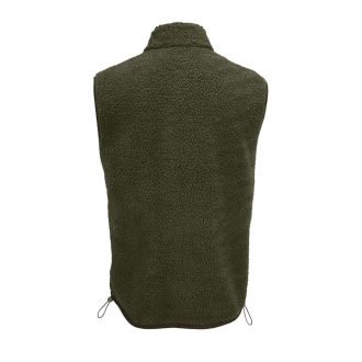   Uniszex FURY polár mellény, SOL'S SO04041, Army/Dark Army-XS