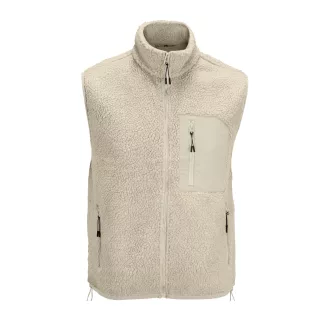   Uniszex FURY polár mellény, SOL'S SO04041, Shear Beige/Beige-S