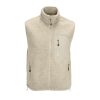 Uniszex FURY polár mellény, SOL'S SO04041, Shear Beige/Beige-XL