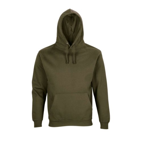SOL'S Condor, unisex kapucnis pulóver, SO04181-03815, Army-M