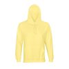 SOL'S Condor, unisex kapucnis pulóver, SO04181-03815, Light Yellow-XS