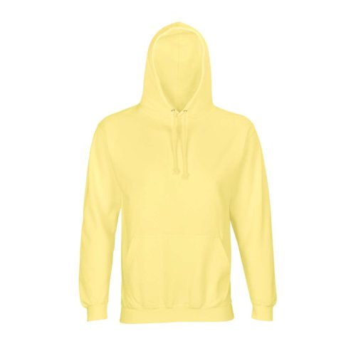 SOL'S Condor, unisex kapucnis pulóver, SO04181-03815, Light Yellow-XS
