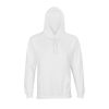 SOL'S Condor, unisex kapucnis pulóver, SO04181-03815, White-XS