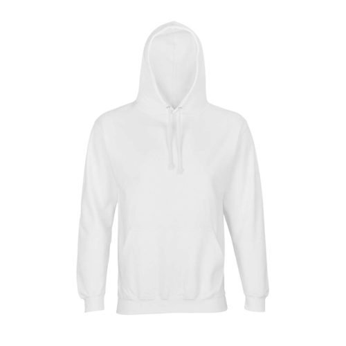 SOL'S Condor, unisex kapucnis pulóver, SO04181-03815, White-XS