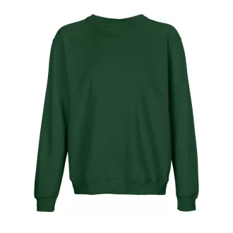   SOL'S Columbia, unisex környakas pulóver, SO04182-03814, Bottle Green-3XL