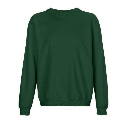 SOL'S Columbia, unisex környakas pulóver, SO04182-03814, Bottle Green-XS