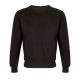 SOL'S Columbia, unisex környakas pulóver, SO04182-03814, Black-XS
