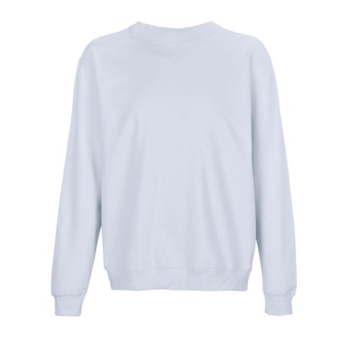 SOL'S Columbia, unisex környakas pulóver, SO04182-03814, Creamy Blue-XS
