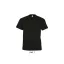 Férfi VICTORY V-nyakú rövid ujjú póló, SOL'S SO11150, Deep Black-2XL