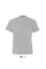 Férfi VICTORY V-nyakú rövid ujjú póló, SOL'S SO11150, Grey Melange-XL