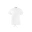 Férfi VICTORY V-nyakú rövid ujjú póló, SOL'S SO11150, White-L