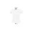 Női PEOPLE rövid ujjú galléros pamut póló, SOL'S SO11310, White-L