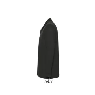   Férfi STAR hosszú ujjú galléros pamut póló, SOL'S SO11328, Black-2XL