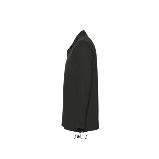 Férfi STAR hosszú ujjú galléros pamut póló, SOL'S SO11328, Black-XL