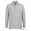 Férfi STAR hosszú ujjú galléros pamut póló, SOL'S SO11328, Grey Melange-2XL