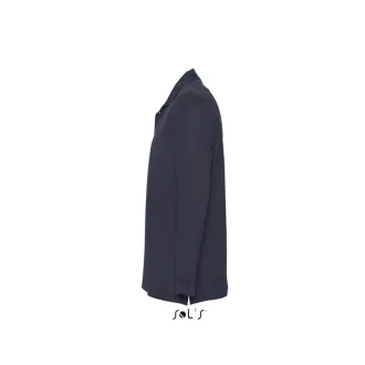   Férfi STAR hosszú ujjú galléros pamut póló, SOL'S SO11328, Navy-2XL