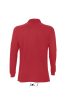 Férfi STAR hosszú ujjú galléros pamut póló, SOL'S SO11328, Red-XL