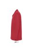 Férfi STAR hosszú ujjú galléros pamut póló, SOL'S SO11328, Red-XL