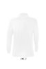 Férfi STAR hosszú ujjú galléros pamut póló, SOL'S SO11328, White-L