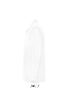 Férfi STAR hosszú ujjú galléros pamut póló, SOL'S SO11328, White-S