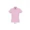 Női PASSION négy gombos rövid ujjú galléros pamut póló, SOL'S SO11338, Pink-M