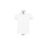 Női PASSION négy gombos rövid ujjú galléros pamut póló, SOL'S SO11338, White-M