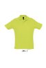 Férfi  SUMMER II rövid ujjú galléros piké pamut póló, SOL'S SO11342, Apple Green-S
