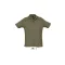 Férfi  SUMMER II rövid ujjú galléros piké pamut póló, SOL'S SO11342, Army-2XL