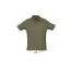 Férfi  SUMMER II rövid ujjú galléros piké pamut póló, SOL'S SO11342, Army-2XL