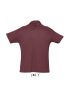 Férfi  SUMMER II rövid ujjú galléros piké pamut póló, SOL'S SO11342, Burgundy-2XL