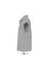 Férfi  SUMMER II rövid ujjú galléros piké pamut póló, SOL'S SO11342, Grey Melange-XL