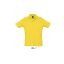 Férfi  SUMMER II rövid ujjú galléros piké pamut póló, SOL'S SO11342, Gold-XL