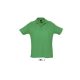 Férfi  SUMMER II rövid ujjú galléros piké pamut póló, SOL'S SO11342, Kelly Green-2XL