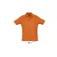 Férfi  SUMMER II rövid ujjú galléros piké pamut póló, SOL'S SO11342, Orange-2XL