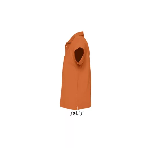 Férfi  SUMMER II rövid ujjú galléros piké pamut póló, SOL'S SO11342, Orange-2XL