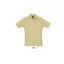 Férfi  SUMMER II rövid ujjú galléros piké pamut póló, SOL'S SO11342, Sand-XL