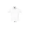 Férfi  SUMMER II rövid ujjú galléros piké pamut póló, SOL'S SO11342, White-S