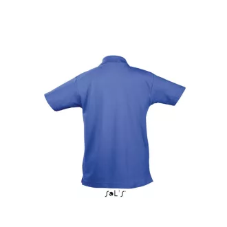   Gyerek SUMMER II KIDS galléros pamut póló, SOL'S SO11344, Royal Blue-4A